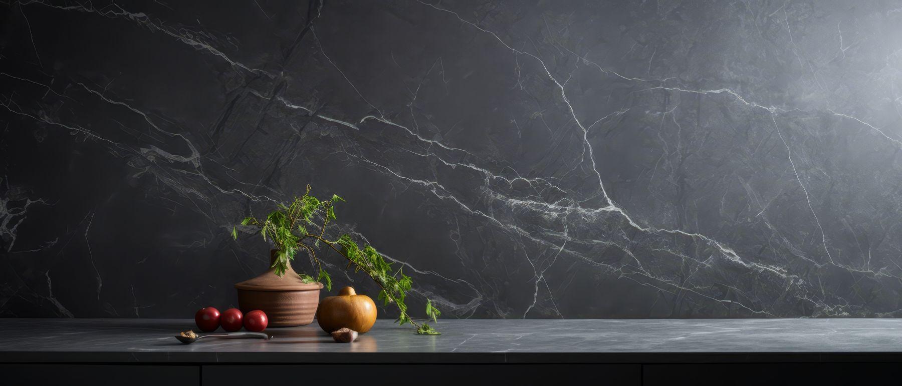 Dark marble